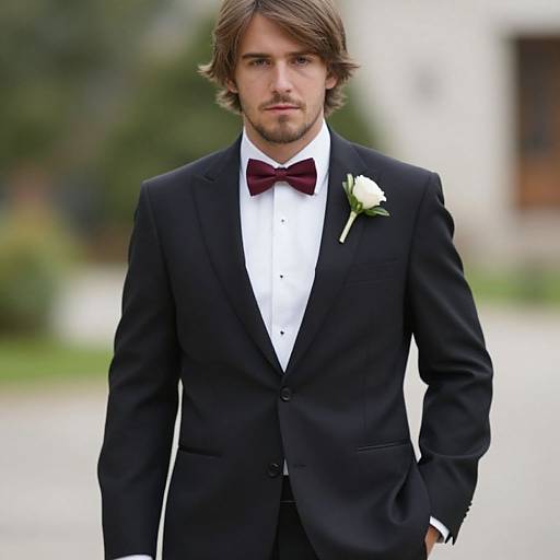 Elegant Groom in Classic Tuxedo