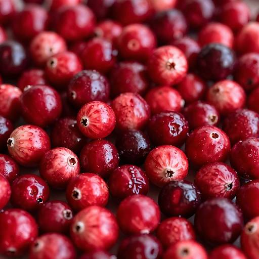 Close-Up of Fresh Cranberries