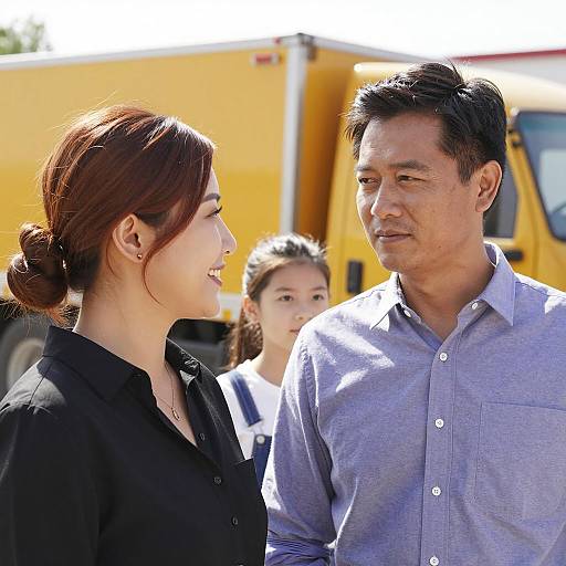 Cheerful Outdoor Photo with People