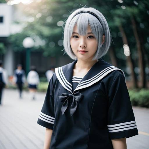Ayumu Fujimori Cosplay in Bokeh Effect
