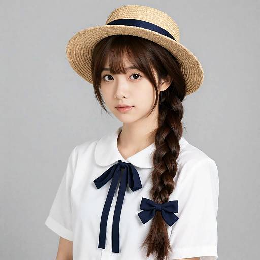 Tiabeanie Cosplay with Hat and Braid