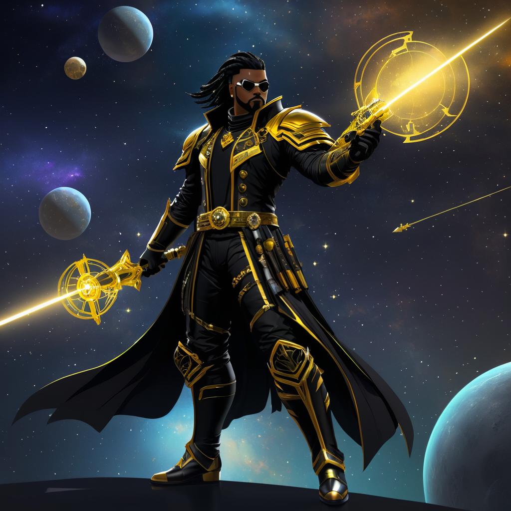 Space Pirate Concept Art in Distant Galaxy