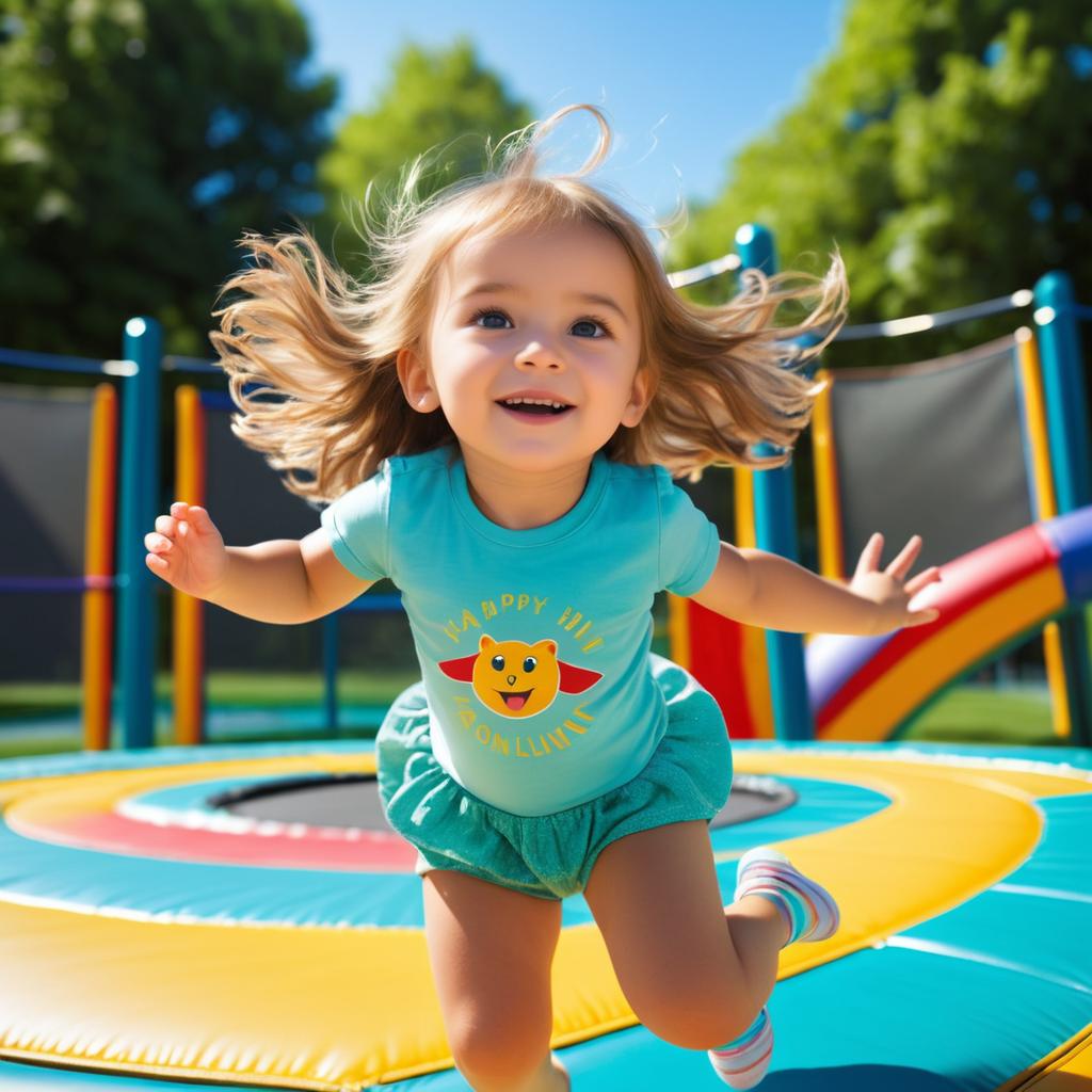 Playful Innocence in a Summer Playground