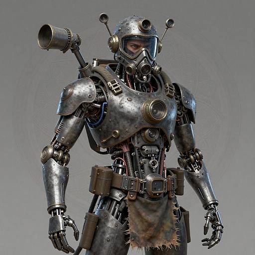 Ultra Detailed Sci-Fi Exosuit Portrait