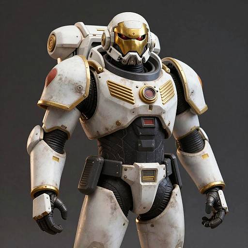 Realistic Sci-Fi Space Marine Portrait