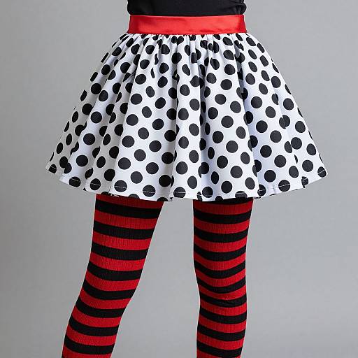 Halloween Costume with Striped Leggings