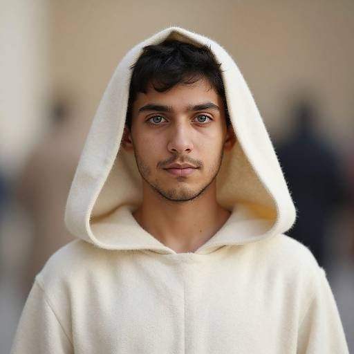 Realistic Nativity Traveller Boy Portrait