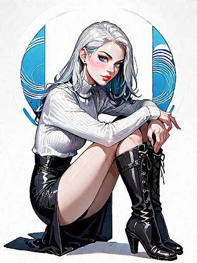 Stylish Minimalist Woman in Taupe Dress