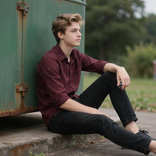 Casual Young Man by Rusted Structure