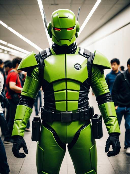 Realistic Man in Android 13 Cosplay