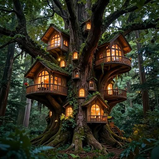Enchanted Forest Living Tree Homes