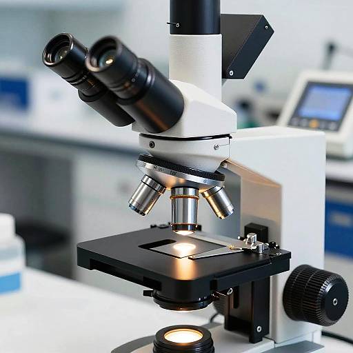 High-Powered Microscope with Digital Interface