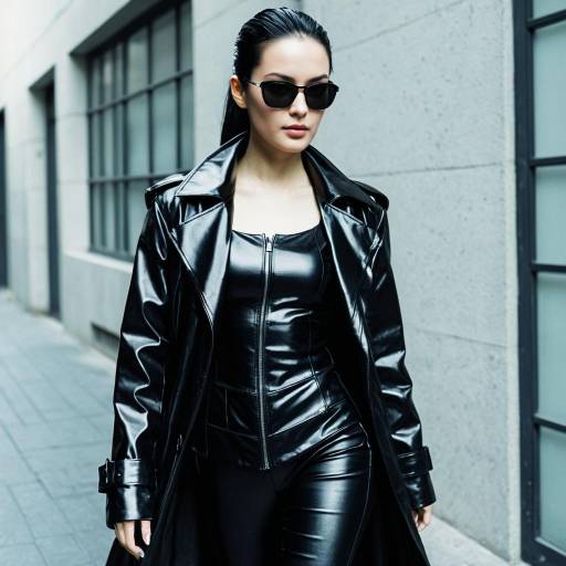 Seductive Neo-Inspired Cosplay Outfit