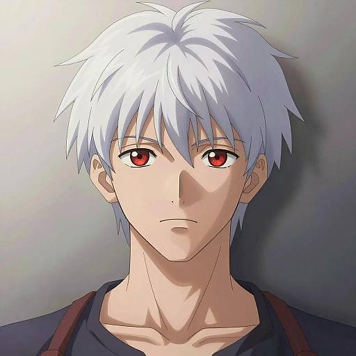 Kaworu Nagisa Fantasy Portrait Artwork