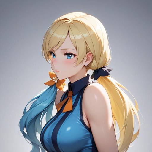 Illustration of Ace trainer (pokemon), pokemon in the style of Gins