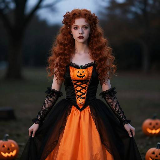 Enchanting Halloween Gown at Twilight