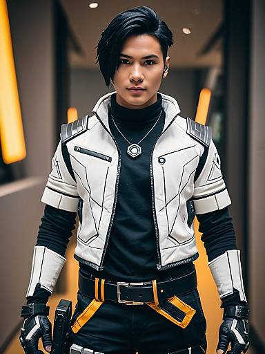 Lifestyle costume photo of Crypto (apex legends). Cosplay clothes
