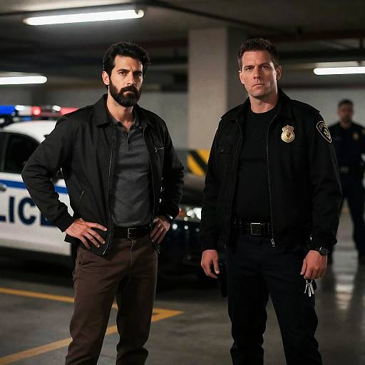 Serious Encounter in a Dim Garage