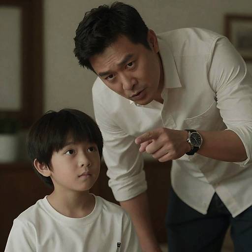 Intense Moment Between Two Generations