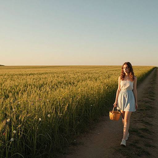 Serene Late Afternoon Farm Walk