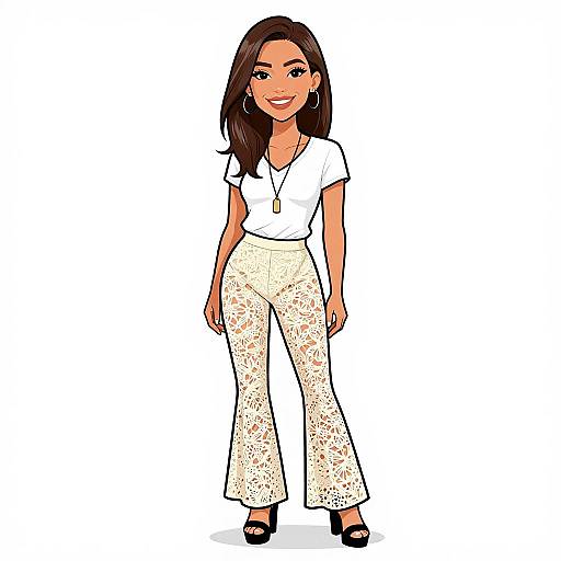 Casual Chic Smiling Woman Portrait