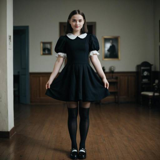 Wednesday Addams Dancing in Realism