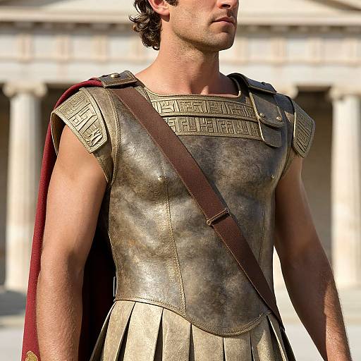 Ancient Greek and Roman Attire Close-Up