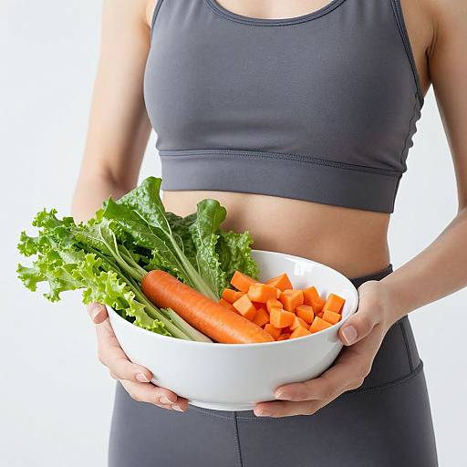 Fit Woman Promoting Healthy Eating