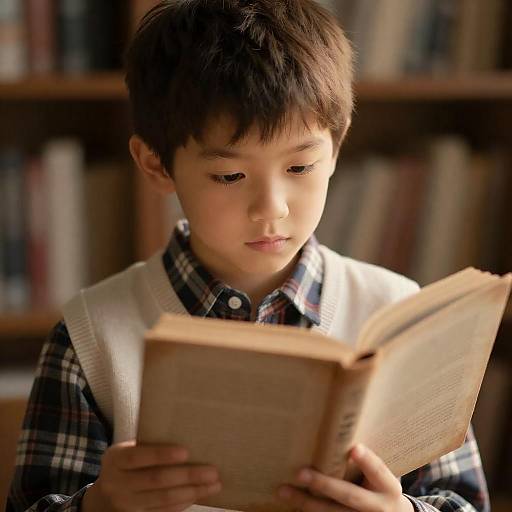 Concentration of a Young Bookworm