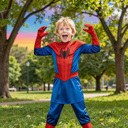 Youthful Spider-Man Costume Adventure