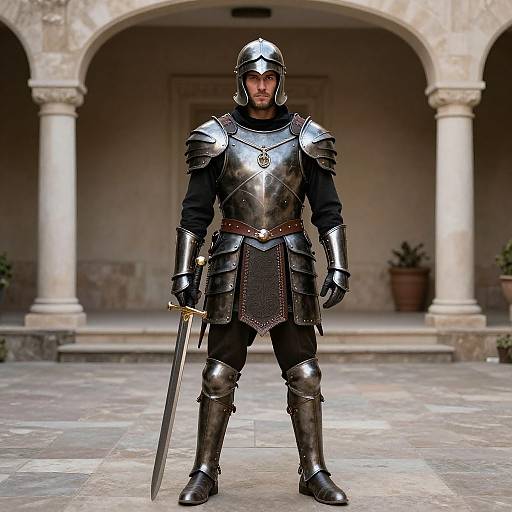 Gladiator Halloween Costume Scene