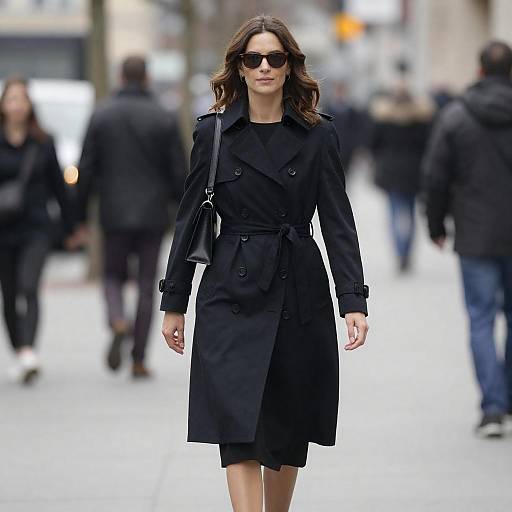 Confident Woman in Urban Fashion