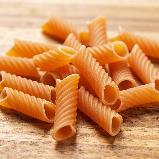 Close-Up Orange Pappardelle Pasta