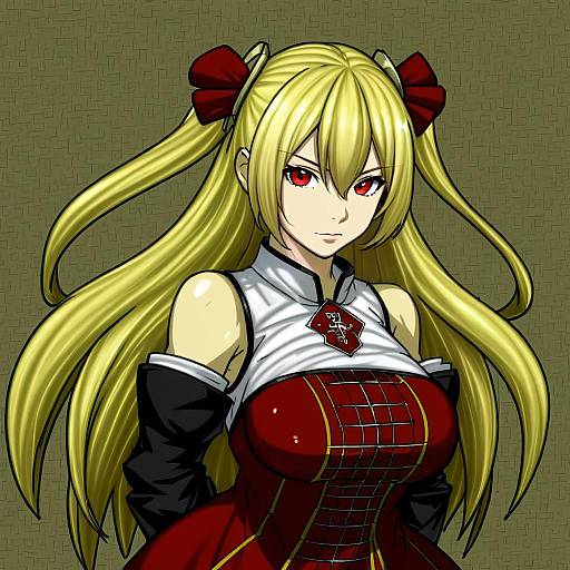 Illustration of Alisa reinford, eiyuu densetsu in the style of Kotatsu (g-rough)