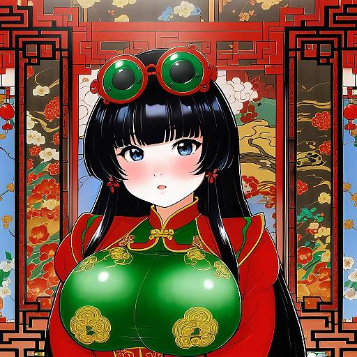 Illustration of Mousse (ranma 1/2), ranma 1/2 in the style of Yukia (firstaid0)