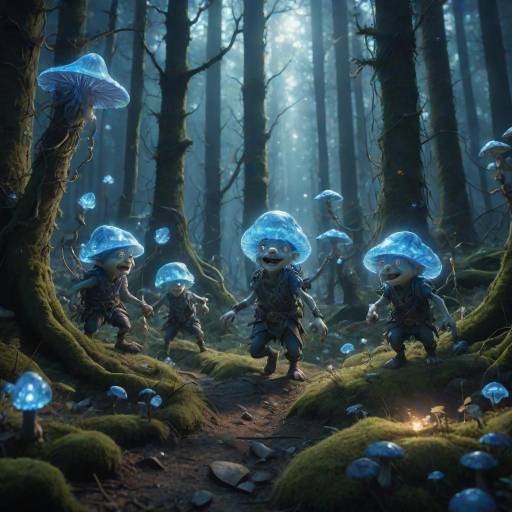 Cinematic Chaos: Goblins in a Magical Forest