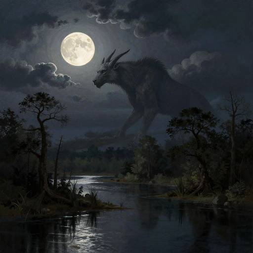 Mystical Bayou Night with Chimera