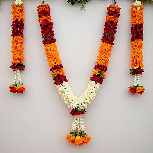 Elegant Flower Garland Wedding Decor