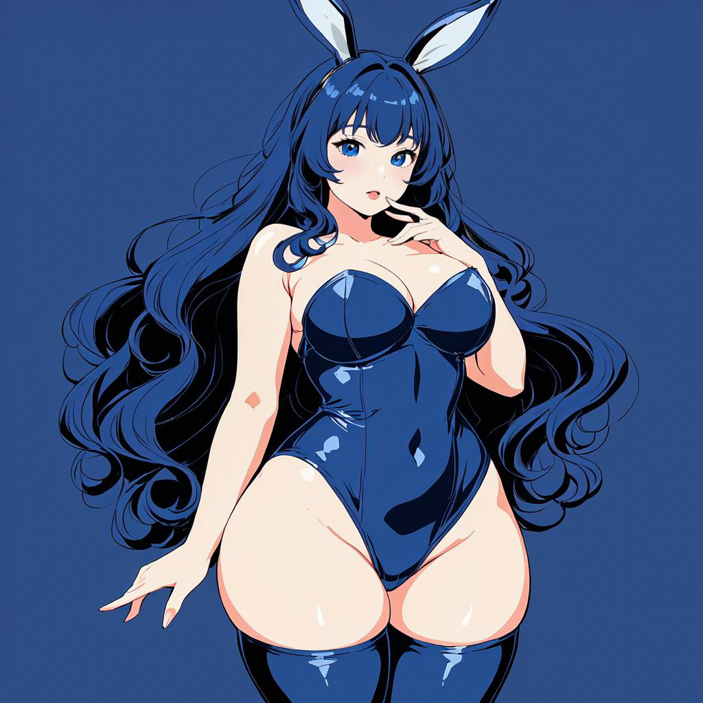 Blushing Actress in Bunny Girl Outfit