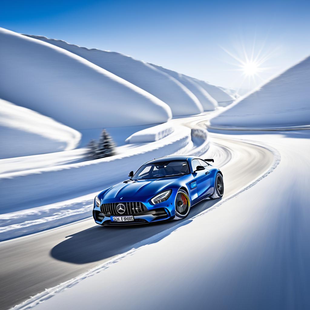 Mercedes-Benz AMG GT in Winter Thrill