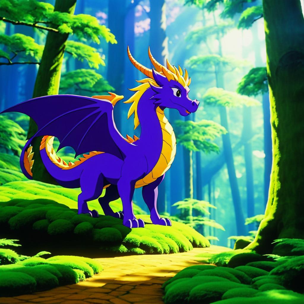 Kairo the Dragon in Vibrant Fantasy