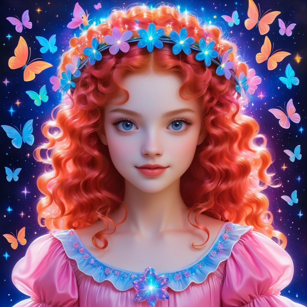 Enchanting Portrait of a Girl in Dreamy Style