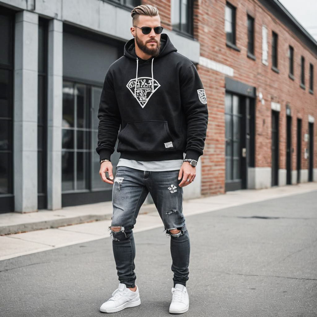 Stylish Viking-Inspired Casual Apparel