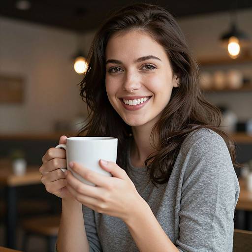 Warm Smile with Ceramic Mug
