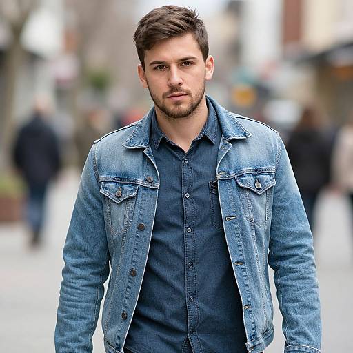 Realistic Casual Outfit Male Portrait