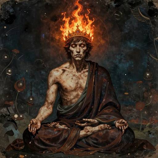 Aghori Luke Skywalker Meditating