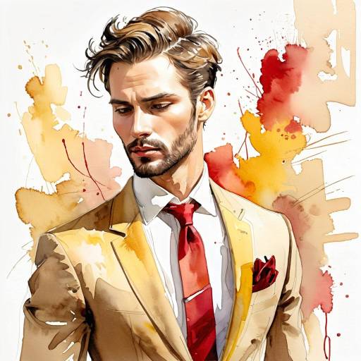 Sophisticated Full-Body Portrait of a Gentleman