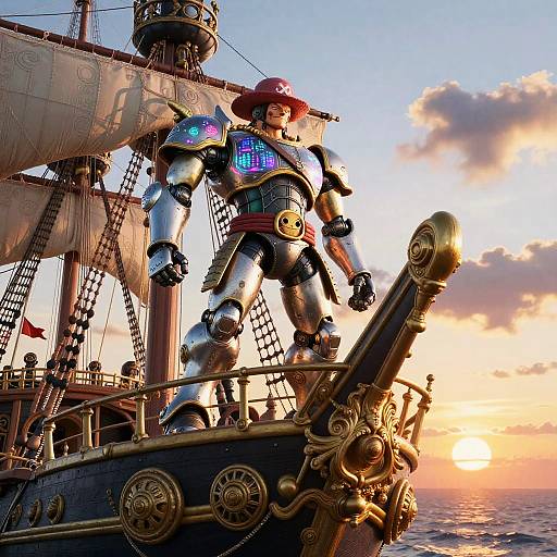 AI One Piece Robotic Pirate Captain