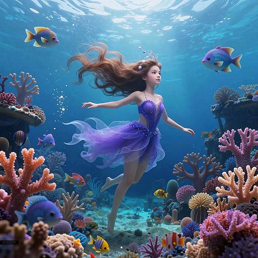 Whimsical Underwater Fantasy Kingdom