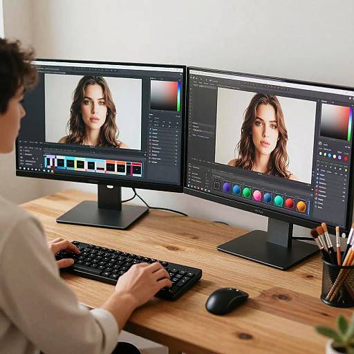 Artist Workspace for Photo Editing